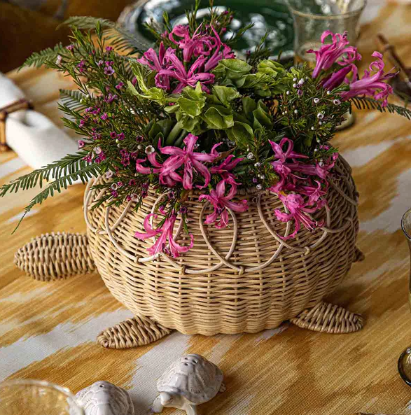 Juliska Provence Rattan Turtle Bowl - Whitewash