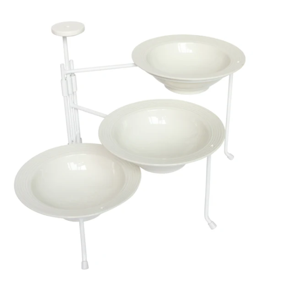 Nora Fleming Triple Tier Stand Round
