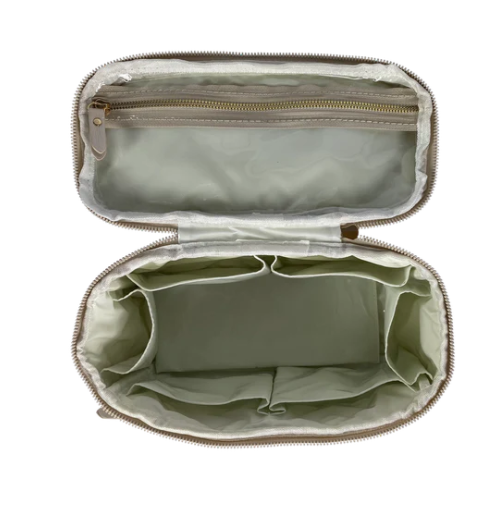 PurseN Classic Train Case - Pearl Quilted