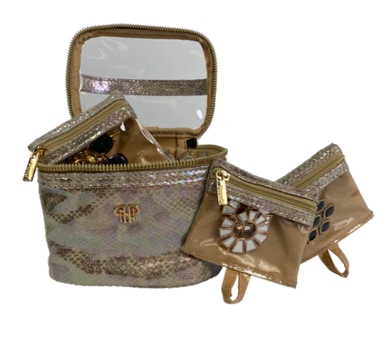 PurseN Getaway Jewelry Case - Glimmer Leopard