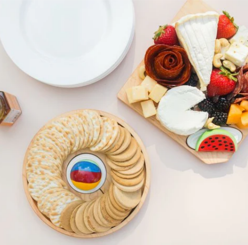 Nora Fleming Maple Cracker Round
