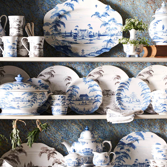 Juliska Country Estate 18.5'' Platter - Deft Blue