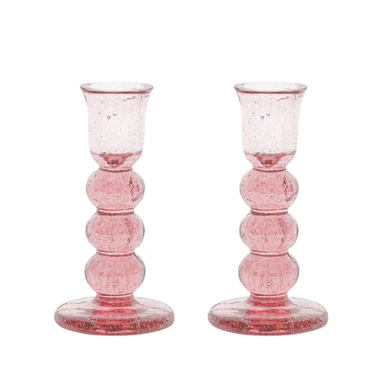 Juliska Provence 5'' Candlestick Set of 2- Blush