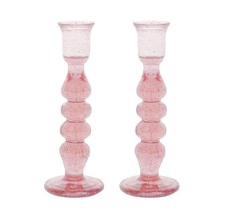 Juliska Provence 7'' Candlestick Set of 2- Blush