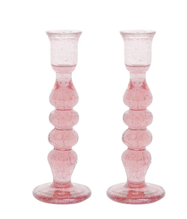 Juliska Provence 9'' Candlestick Set of 2- Blush