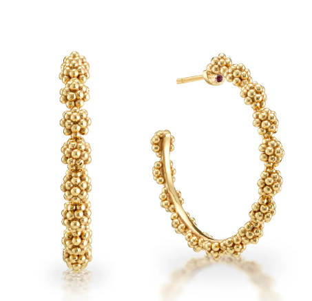 Capucine De Wulf Berry Medium Hoop Earrings - Gold