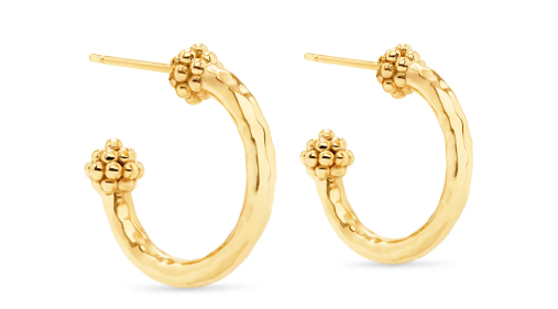 Capucine De Wulf Berry Slice Small Hoop Earrings - Gold