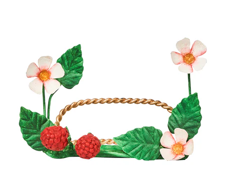 Juliska Meadow Walk Raspberries Place Card Holder
