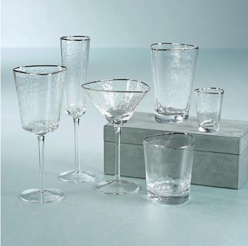 Zodax Aperitivo Triangular Double Old-Fashioned- Silver