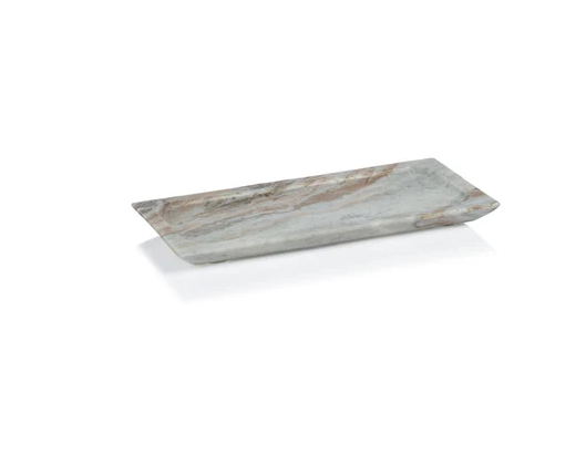 Zodax Arabescato Marble Tray 11x5