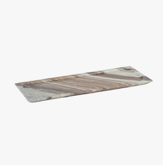 Zodax Arabescato Marble Tray 13.75''x6