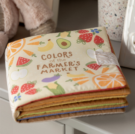 Demdaco Farmer's Market Soft Book