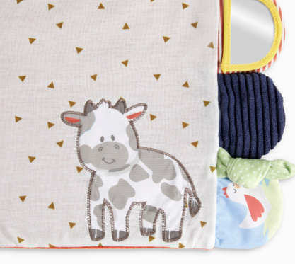 Demdaco Activity Blankie - Cow