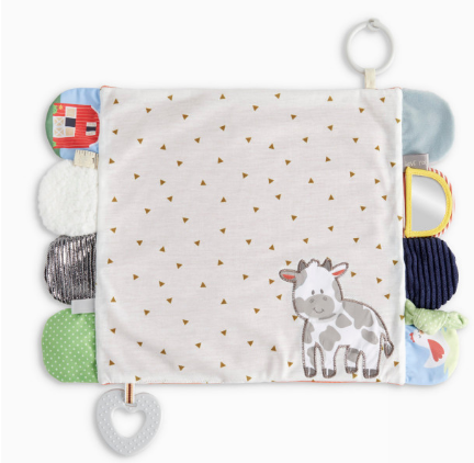 Demdaco Activity Blankie - Cow