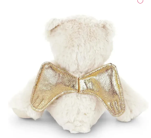 Demdaco Guardian Angel Bear Plush - 7in