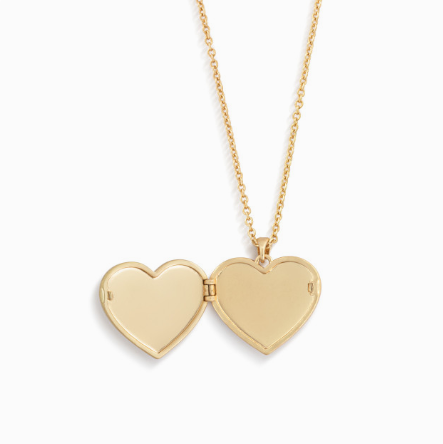 Pawprint Love You Locket - Gold
