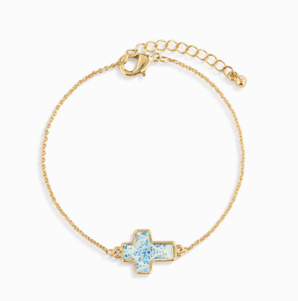 Artful Cross Bracelet - Hope
