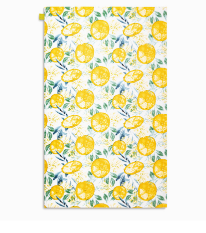 Lemons Cotton Twill Kitchen Towel