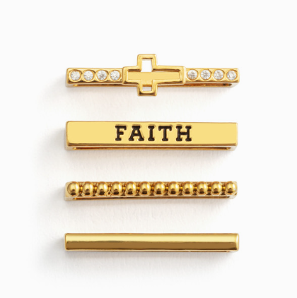 Smart Watch Cross Charms 4pc set - 21mm