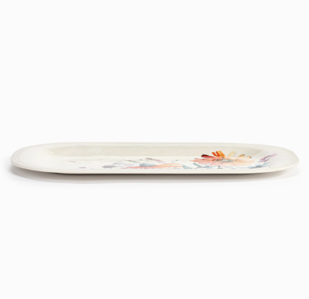 Meadow Flowers Medium Melamine Rectangular Platter
