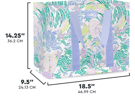 Swig Sea Swirl Jumbo Tote Bag