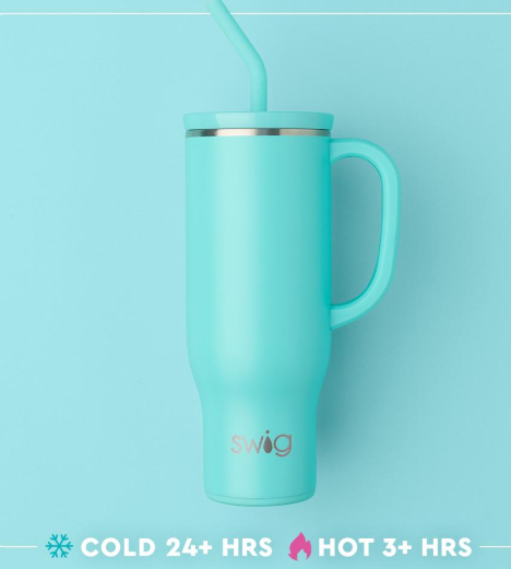 Swig Shimmer Periwinkle Mega Mug 30oz