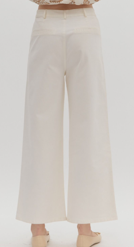 Vanilla Sky Wide-Leg Jeans