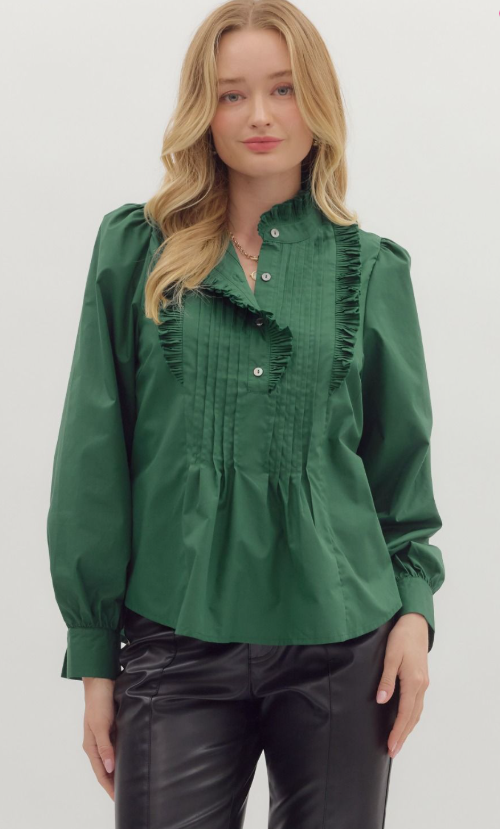 Entro Ruffle Manor Blouse