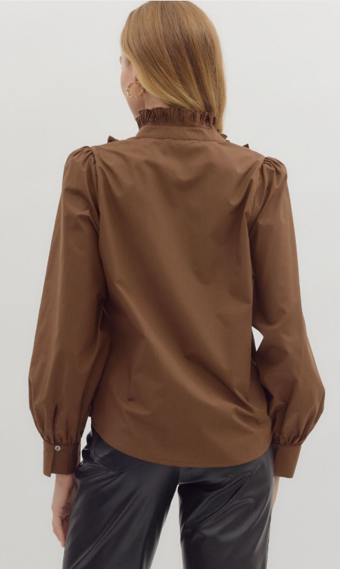 Entro Ruffle Manor Blouse