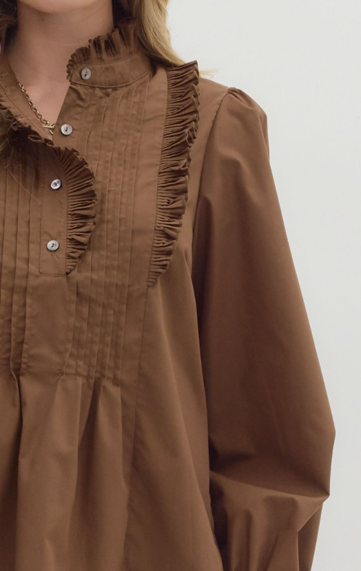 Entro Ruffle Manor Blouse