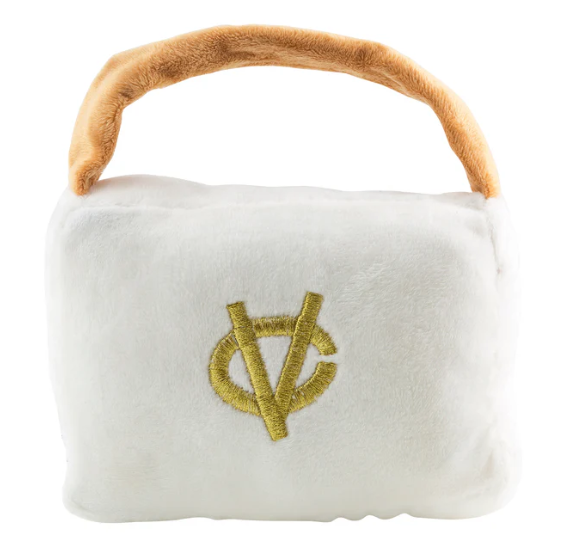 Haute Diggity Dog White Chewy Vuiton Handbag