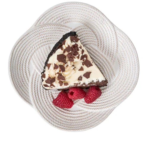 Juliska Le Panier Mystic Knot Dessert/Salad Plate - Whitewash