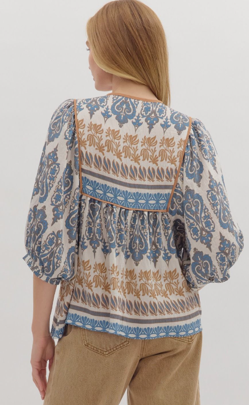 Entro Blue Dune Top