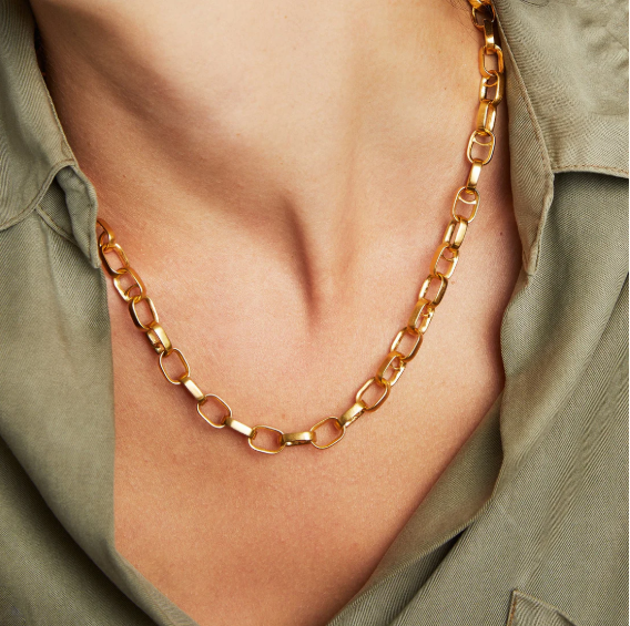 Dean Davidson Manhattan Chain Link Statement Necklace