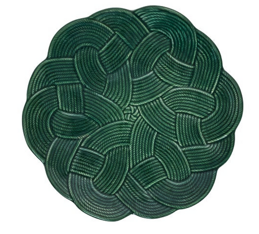Juliska Le Panier Mystic Knot Basil Charger Plate