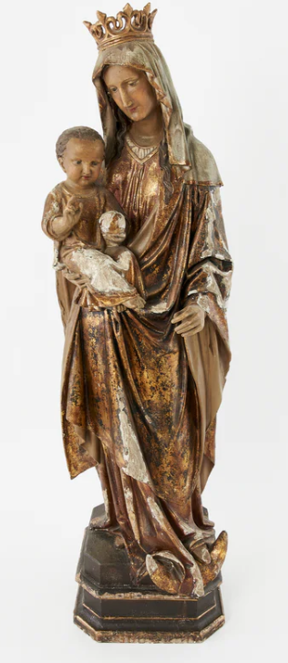 180 Life Size Mary and Child Sculpture