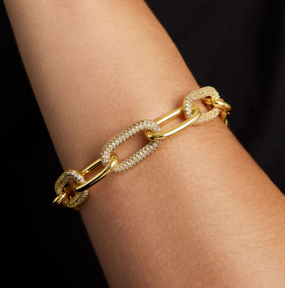 Dean Davidson Solene Pavé Link Bracelet