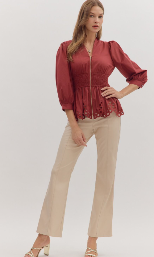 Anastasia Scallop Top