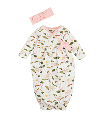 Mud Pie Magnolia 0-3 Month Baby Gown