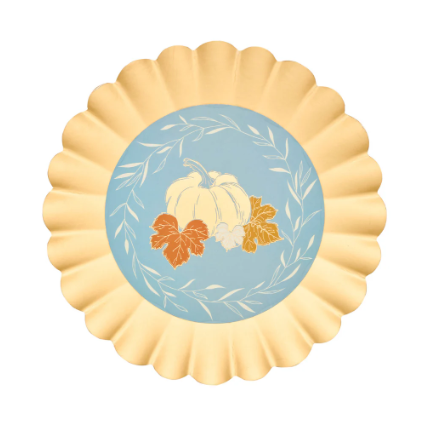 Sophistiplate Gilded Harvest Dinner Plates/8pk