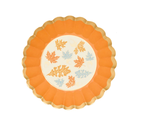 Sophistiplate Gilded Harvest Salad Plates/8pk
