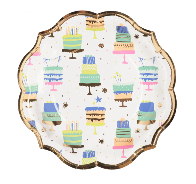 Sophistiplate Salad Plate Birthday Candles/8ct