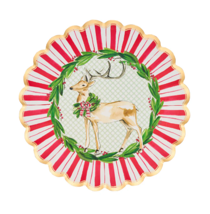 Sophistiplate Holly Berry Dinner Plates/8pk