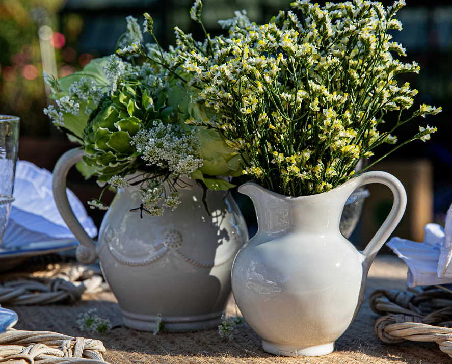 Juliska Puro Sugar Bowl with Lid- Whitewash