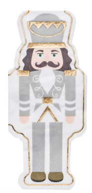 Sophistiplate Gilded Nutcracker Guest Towel Gilded Nutcracker/16 pkg