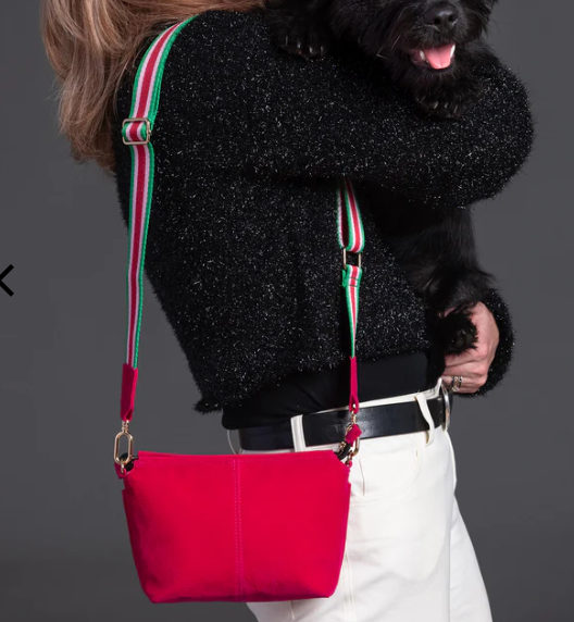 Scout Emily Crossbody-Pink Velvet