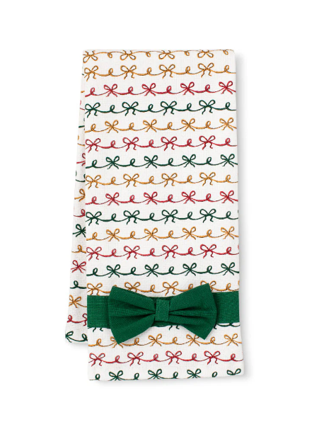 Swig Christmas Bows Tea Towel