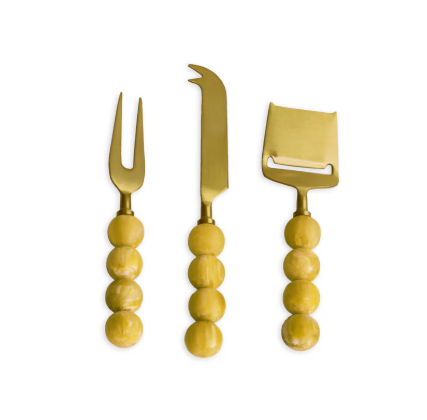 Beatriz Ball Resin Sorbet Cheese Set of 3- Matcha