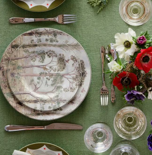 Spode Tall Trees Dinner Plates