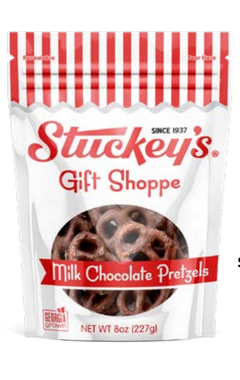 Stuckey's Milk Chocolate Covered Mini Pretzels